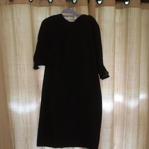 Form fitting denim stretch dress